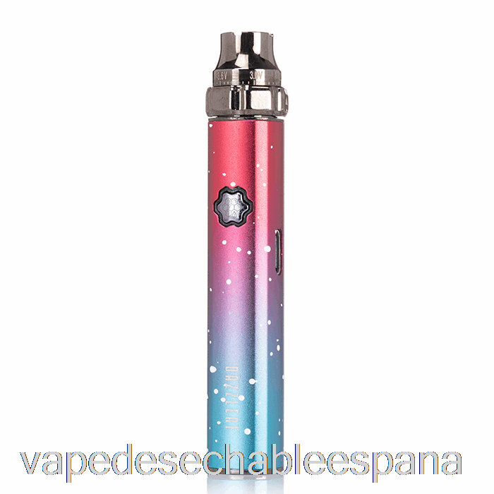Vape Desechable España Dazzleaf Squarii Top Twist 510 Batería Rosa Coral / Salpicadura Azul